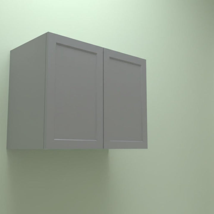 Hampton Bay Designer Series Melvern Wall Kitchen Cabinet in Heron Gray