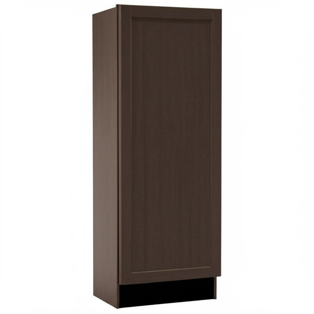 Hampton Bay Shaker Wall Kitchen Cabinet in Brindle - 15 in. W x 12 in. D x 42 in. H