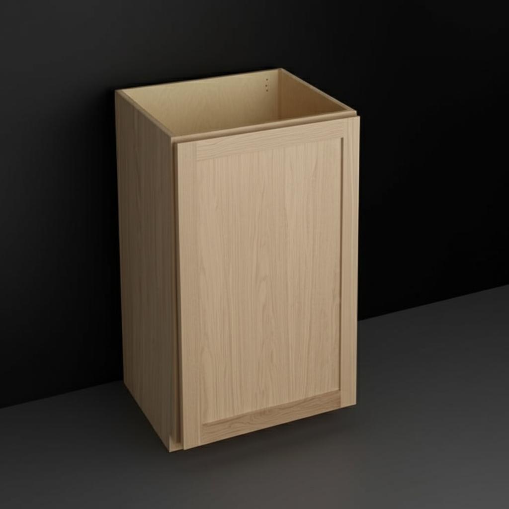 Hampton Bay Sinclair 21 in. W x 12 in. D x 30 in. H Assembled Kitchen Wall Cabinet in Shaker Light Oak