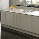 Hampton Bay Westfield Dusk Gray Shaker Wall Kitchen Cabinet - 21x12x36
