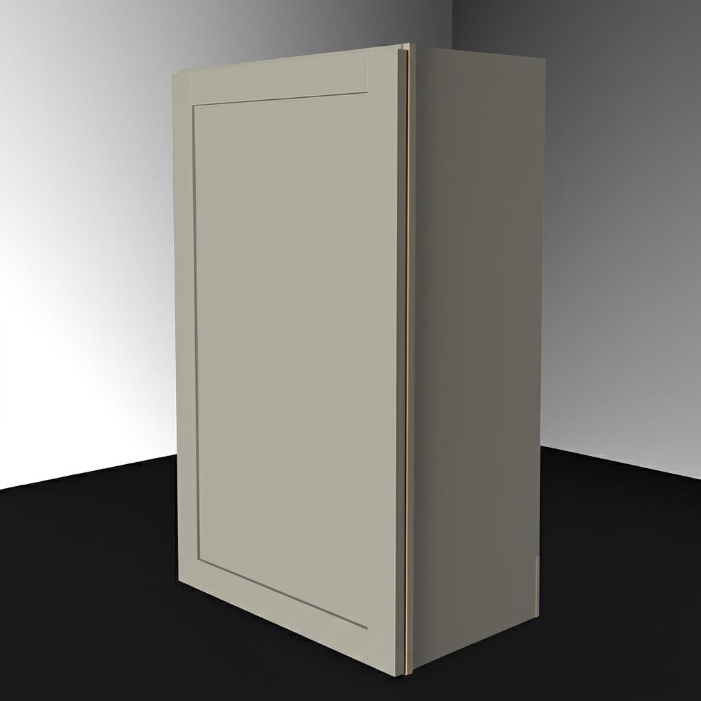 Hampton Bay Westfield Dusk Gray Shaker Wall Kitchen Cabinet - 21x12x36