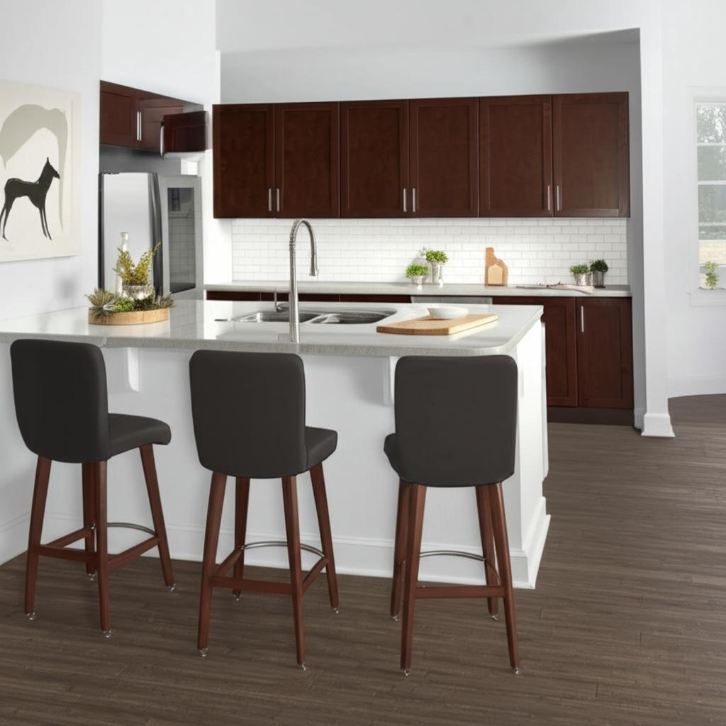 Hampton Bay Designer Series Soleste Wall Kitchen Cabinet in Spice