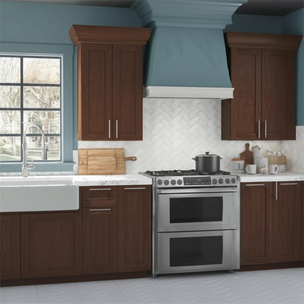 Hampton Bay Designer Series Soleste Wall Kitchen Cabinet in Spice