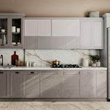 Hampton Bay Designer Series Melvern Wall Kitchen Cabinet in Heron Gray