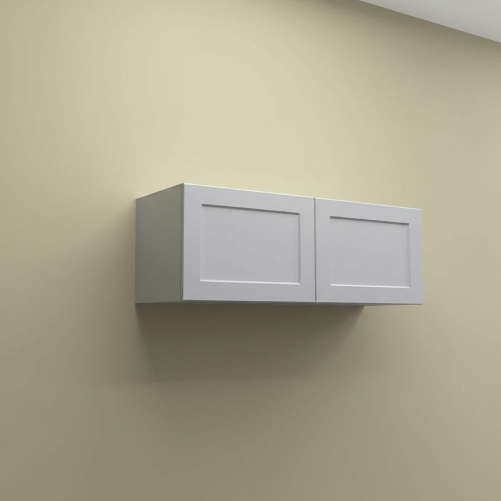 Hampton Bay Designer Series Melvern Wall Kitchen Cabinet in Heron Gray