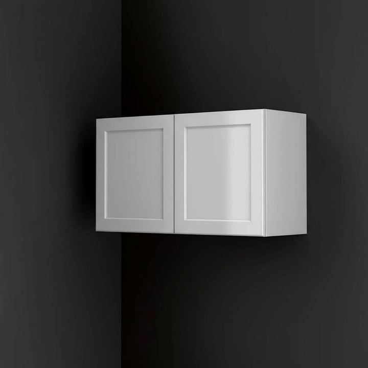 Hampton Bay Designer Series Melvern Wall Kitchen Cabinet in Heron Gray
