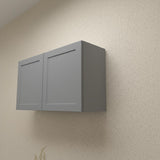 Hampton Bay Designer Series Melvern Wall Kitchen Cabinet in Heron Gray
