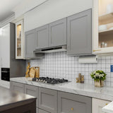 Hampton Bay Designer Series Melvern Wall Kitchen Cabinet in Heron Gray