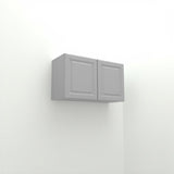 Hampton Bay Designer Series Elgin Wall Kitchen Cabinet in Heron Gray