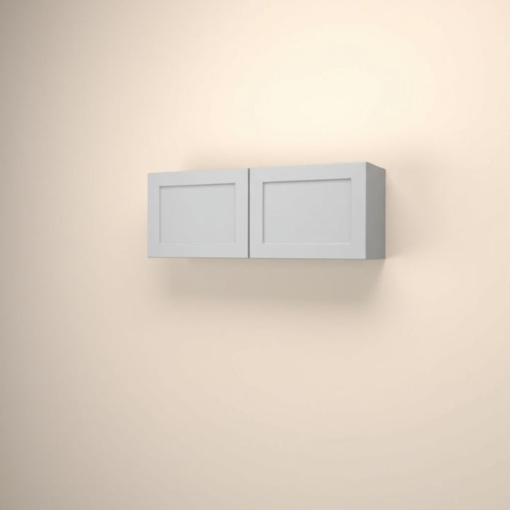 Hampton Bay Designer Series Melvern Wall Kitchen Cabinet in Heron Gray