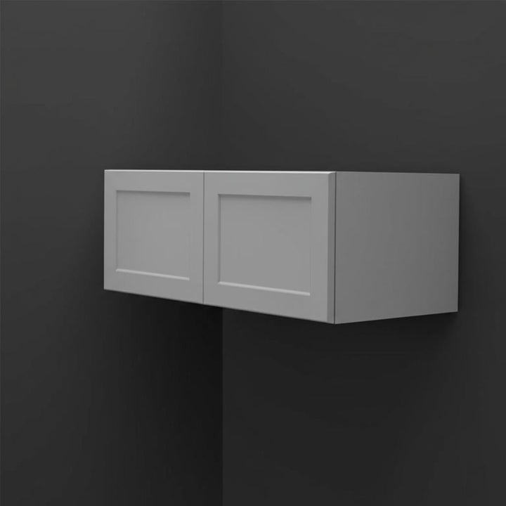 Hampton Bay Melvern Storm Gray Shaker Wall Kitchen Cabinet