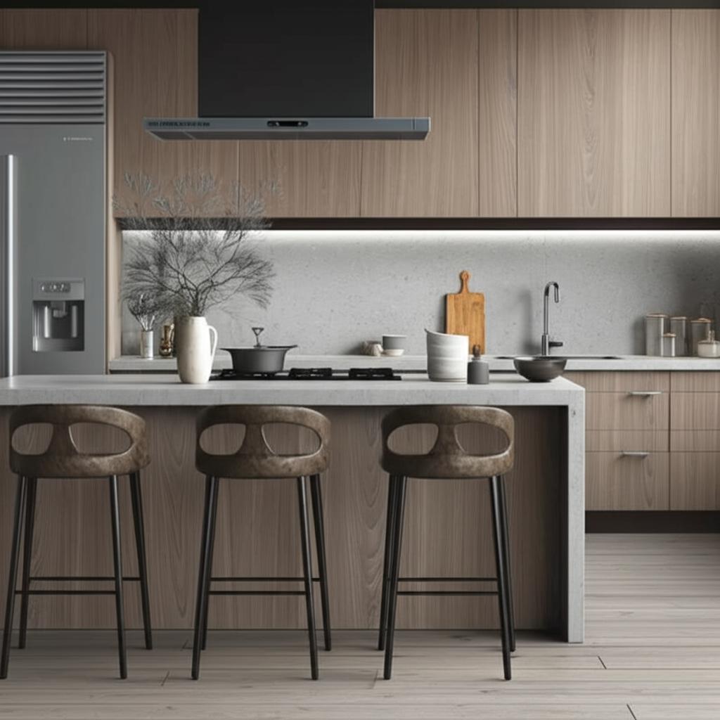 Hampton Bay Designer Series Edgeley Wall Kitchen Cabinet in Driftwood
