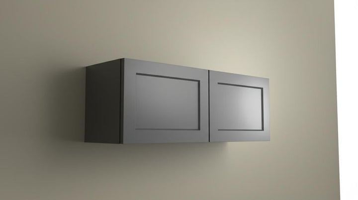 Hampton Bay Designer Series Melvern Storm Gray Shaker Wall Kitchen Cabinet