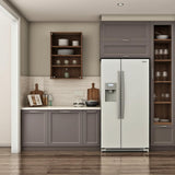 Hampton Bay Designer Series Melvern Storm Gray Shaker Wall Kitchen Cabinet