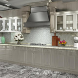 Hampton Bay Designer Series Elgin Wall Kitchen Cabinet in Heron Gray