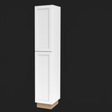 Hampton Bay Shaker Pantry Cabinet in Satin White - 18" W x 24" D x 96" H