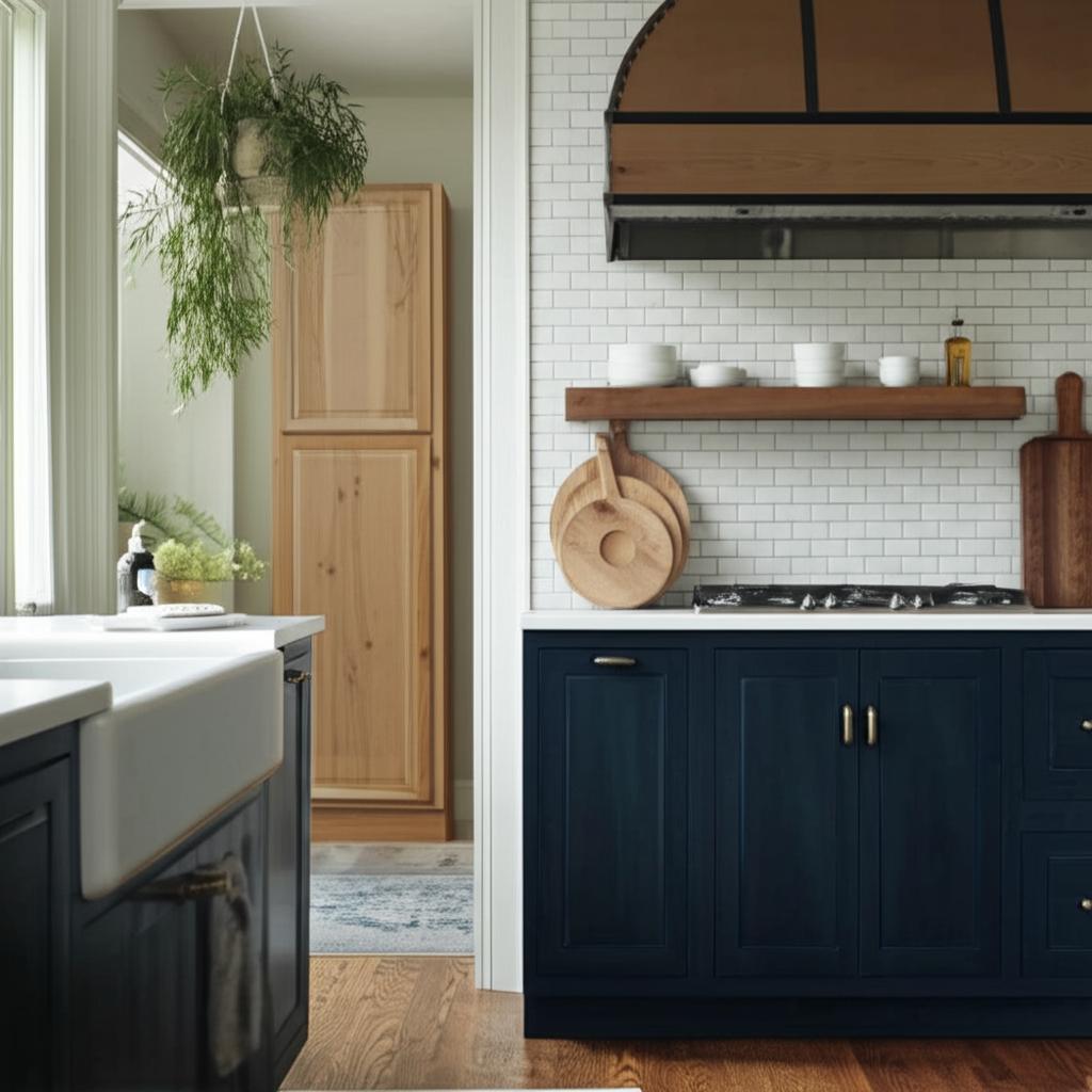 Hampton Bay Hampton Natural Hickory Pantry Cabinet