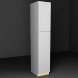 Hampton Bay Shaker Dove Gray Pantry Cabinet - 18x24x90