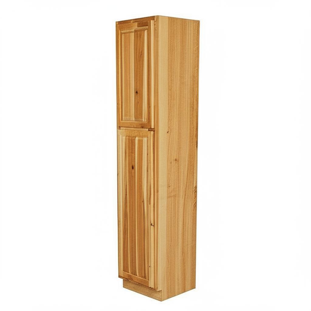 Hampton Bay Natural Hickory Pantry Cabinet - 18" W x 24" D x 90" H
