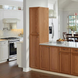 Hampton Bay Medium Oak Pantry Cabinet - 18x24x96