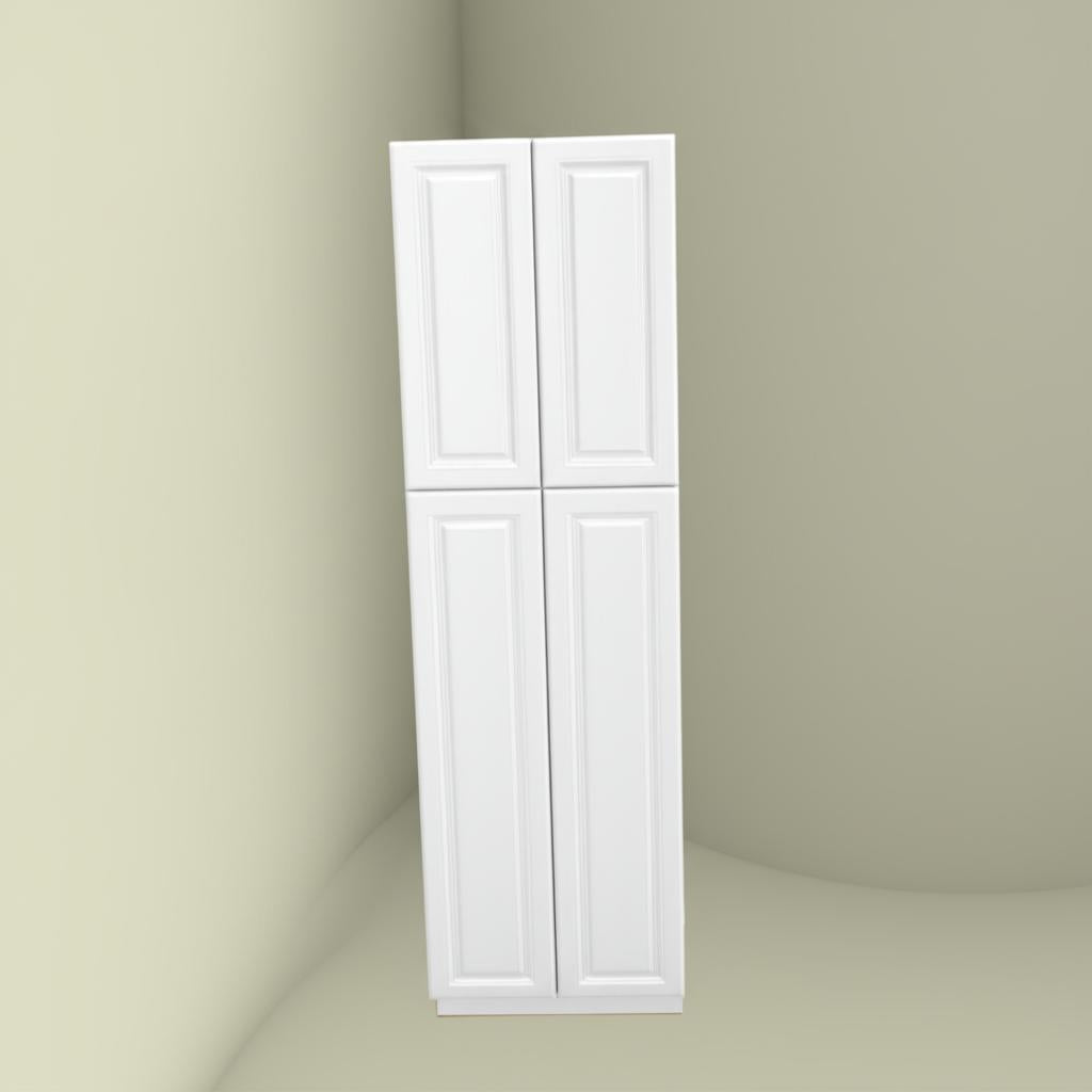 Hampton Bay Designer Series Elgin Assembled Pantry Kitchen Cabinet in White