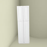 Hampton Bay Designer Series Elgin Assembled Pantry Kitchen Cabinet in White
