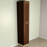 Hampton Bay Hampton 18 in. W x 24 in. D x 96 in. H Assembled Pantry Kitchen Cabinet in Cognac