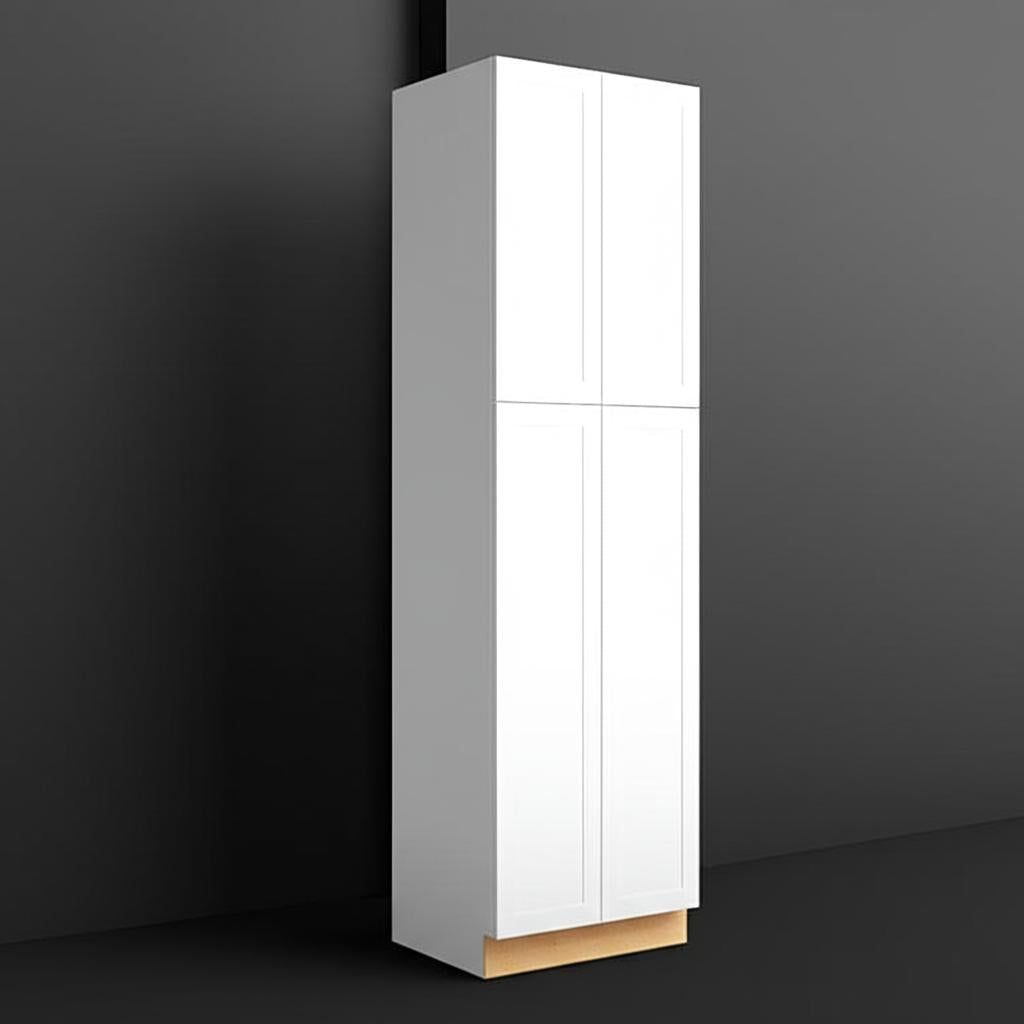 Hampton Bay Designer Series Melvern Pantry Kitchen Cabinet in White