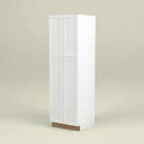 Hampton Bay Designer Series Melvern Pantry Kitchen Cabinet in White