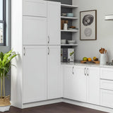 Hampton Bay Cambridge White Shaker Assembled Pantry Kitchen Cabinet
