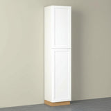 Hampton Bay Cambridge White Shaker Pantry Cabinet with Soft-Close Doors