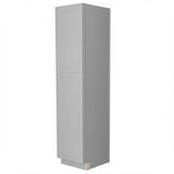 Hampton Bay Cambridge Gray Shaker Pantry Cabinet with Adjustable Shelves