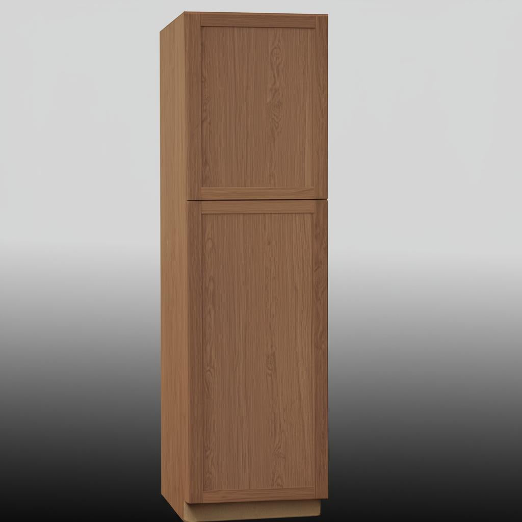 Hampton Bay Sinclair Pantry Cabinet in Shaker Saddle Oak