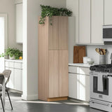 Hampton Bay Designer Series Edgeley Pantry Cabinet in Driftwood