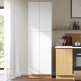 Hampton Bay Designer Series Edgeley Pantry Kitchen Cabinet in White