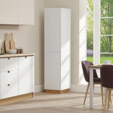 Hampton Bay Designer Series Edgeley Assembled Pantry Kitchen Cabinet in White