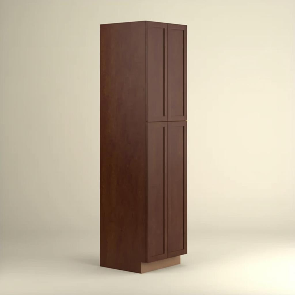 Hampton Bay Designer Series Soleste Pantry Kitchen Cabinet in Spice