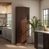 Hampton Bay Designer Series Soleste Pantry Kitchen Cabinet in Spice