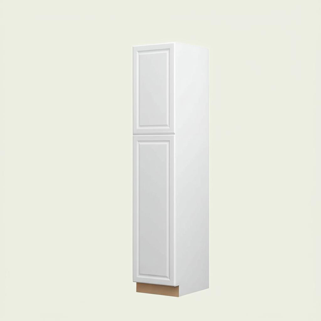 Hampton Bay Designer Series Elgin Assembled Pantry Kitchen Cabinet in White