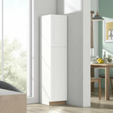 Hampton Bay Designer Series Elgin Assembled Pantry Kitchen Cabinet in White