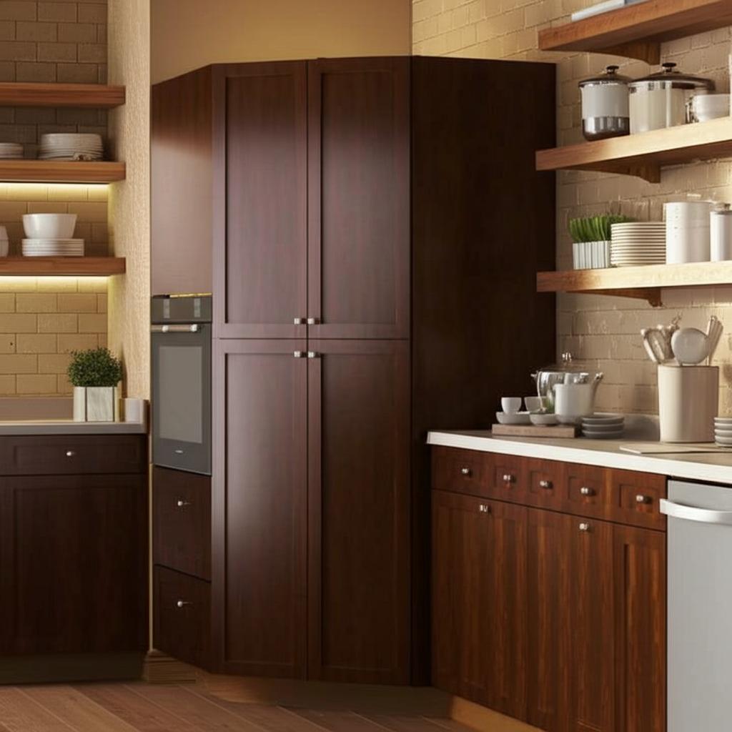 Hampton Bay Designer Series Soleste Pantry Cabinet in Spice