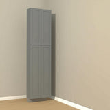 Hampton Bay Designer Series Melvern Storm Gray Shaker Pantry Cabinet