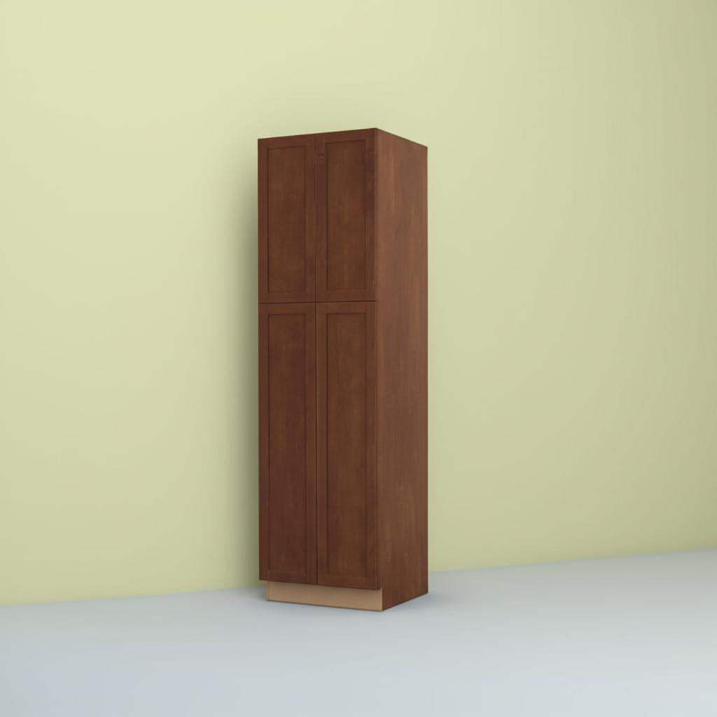 Hampton Bay Designer Series Soleste Pantry Kitchen Cabinet in Spice
