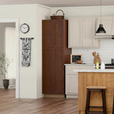 Hampton Bay Designer Series Soleste Pantry Kitchen Cabinet in Spice