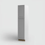Hampton Bay Designer Series Elgin Pantry Cabinet in Heron Gray