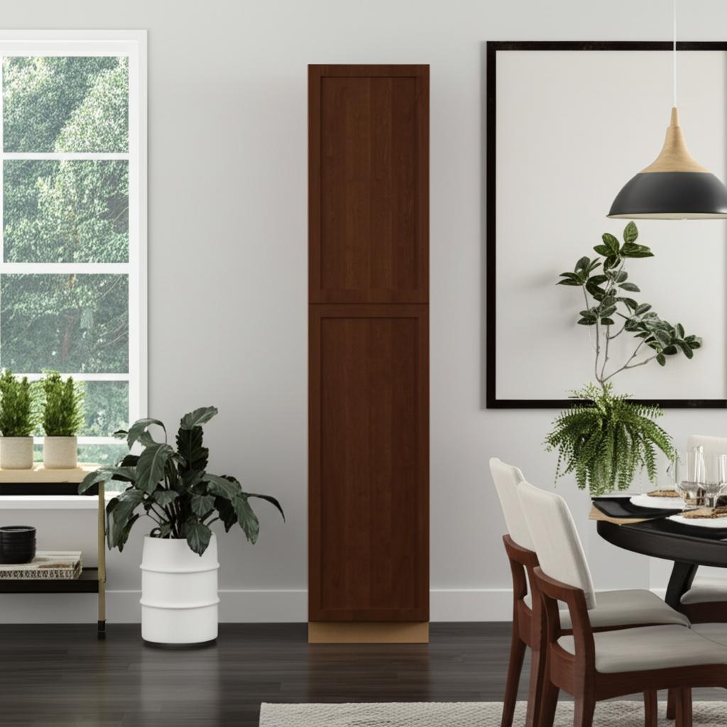 Hampton Bay Designer Series Soleste Pantry Cabinet in Spice