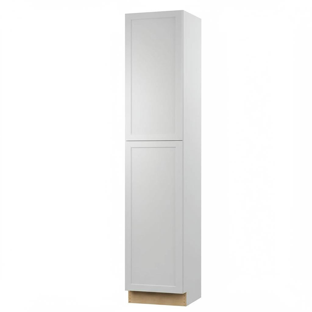 Hampton Bay Designer Series Melvern Pantry Cabinet in Heron Gray