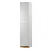 Hampton Bay Designer Series Melvern Pantry Cabinet in Heron Gray