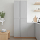 Hampton Bay Designer Series Melvern Pantry Cabinet in Heron Gray