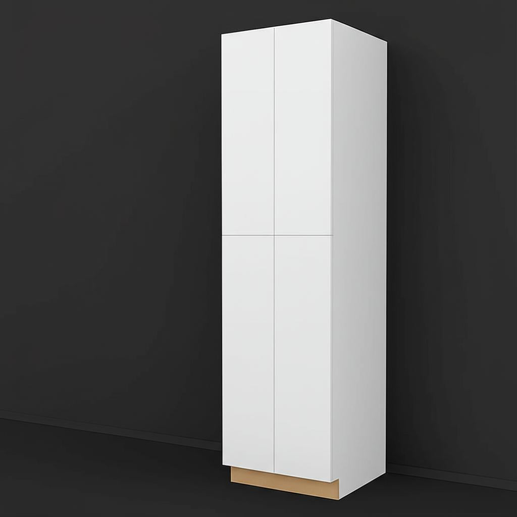 Hampton Bay Designer Series Edgeley Pantry Kitchen Cabinet in White